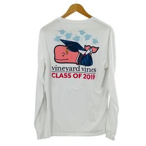 Vineyard Vines Whale Graduation Class of‎ 2019 Graphic Cotton Adult Small